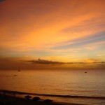 island-sunset