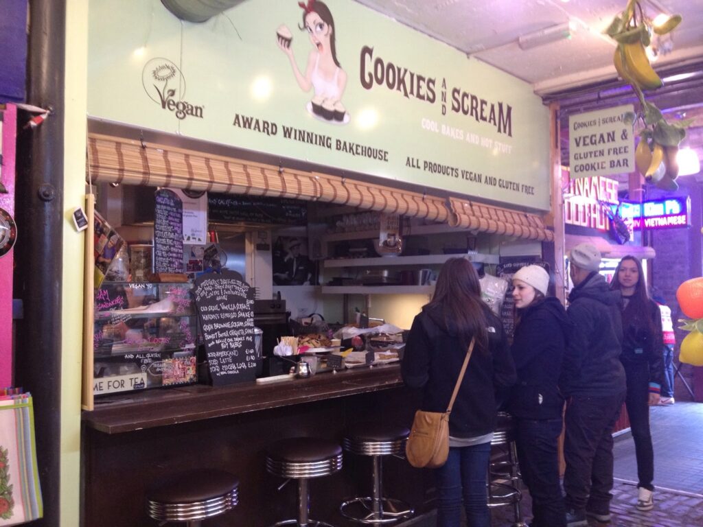 Cookies And Scream Cookies and Scream; one of the best places to get the best vegan dessert in London