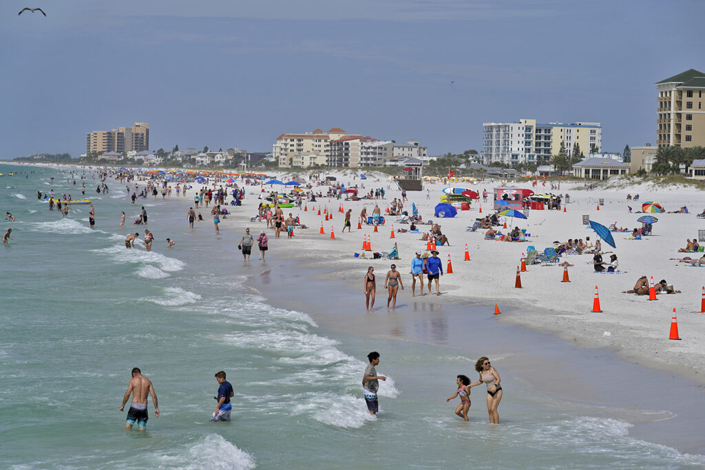 Virus Outbreak Spring Break Miami, Florida - vegans in North America