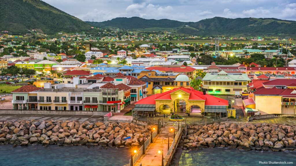 St. Kitts & Nevis for the beat vegan cuisines in the Caribbean