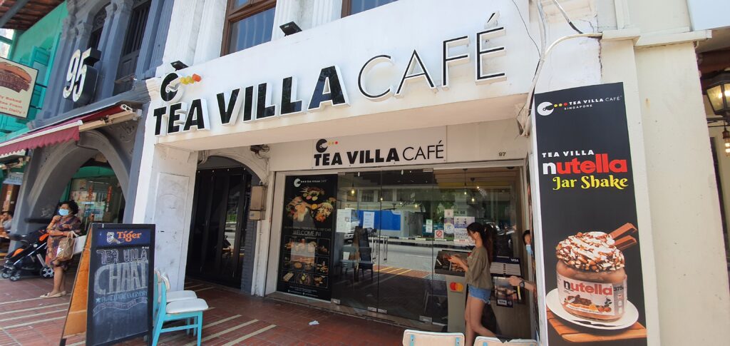 Tea Villa Cafe restaurant that serves vegan food in Singapore - Tea Villa Cafe