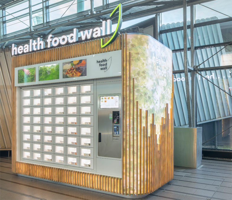 Health Food Wall Amsterdam Schiphol Airport Vegan Food Best Vegan Eats At The World's Busiest Airports
